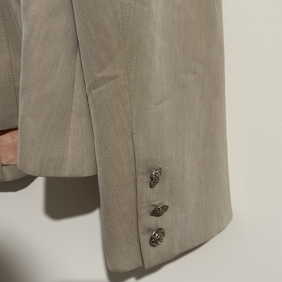 Zion New York blazer  light brown /gray color size 10 peach inside. NWOT - Picture 6 of 8